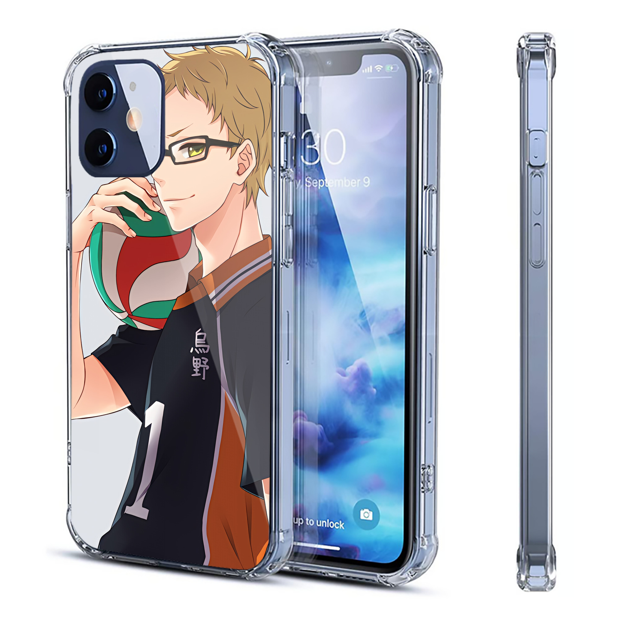 （画像用） ハイキュー!! Haikyu!! 【iPhone 12シリーズ対応】透明スマホケース（クリアソフトケース）
